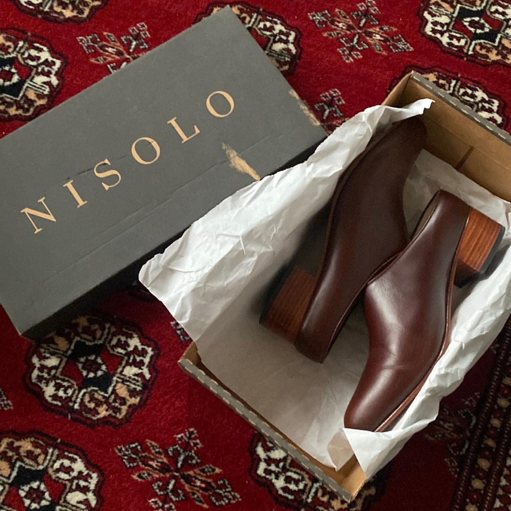 Nisolo Sofia Mule - Brandy / 7.5